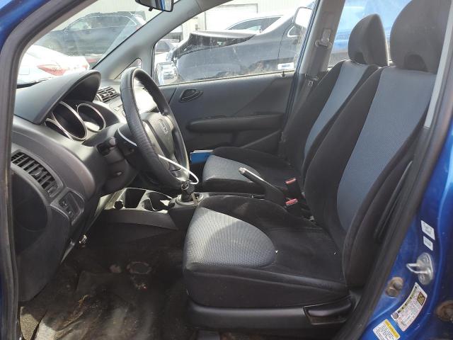 JHMGD37488S067618 - 2008 HONDA FIT BLUE photo 7