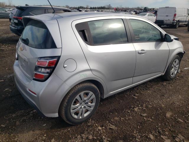 1G1JG6SB9L4124047 - 2020 CHEVROLET SONIC SILVER photo 3