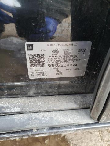 5GAEVAKW1JJ213518 - 2018 BUICK ENCLAVE ESSENCE შავი ფოტო 13