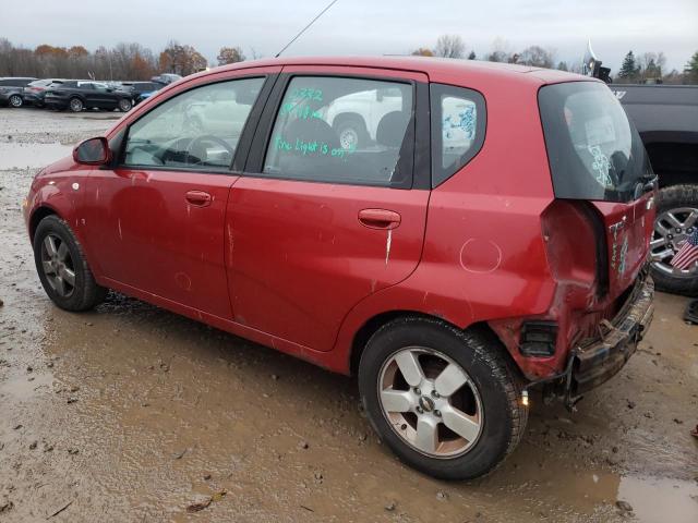 KL1TD666X8B242785 - 2008 CHEVROLET AVEO BASE RED photo 2