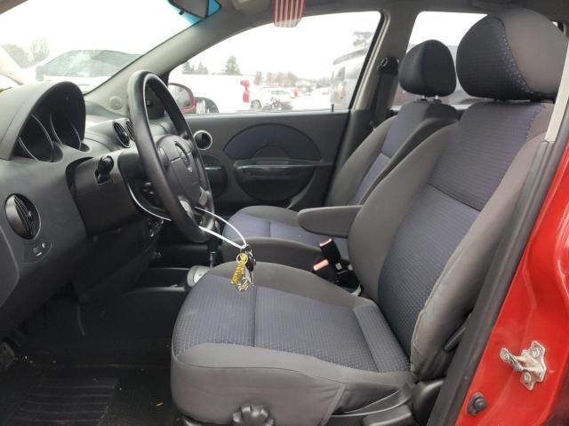 KL1TD666X8B242785 - 2008 CHEVROLET AVEO BASE Qırmızı foto 7