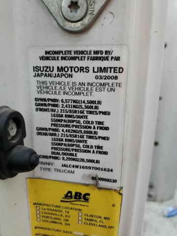 JALC4W16597001624 - 2009 ISUZU NPR WHITE photo 12