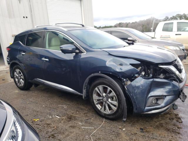 5N1AZ2MG3FN211634 - 2015 NISSAN MURANO S BLUE photo 4