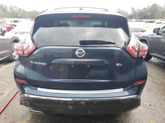 5N1AZ2MG3FN211634 - 2015 NISSAN MURANO S BLUE photo 6