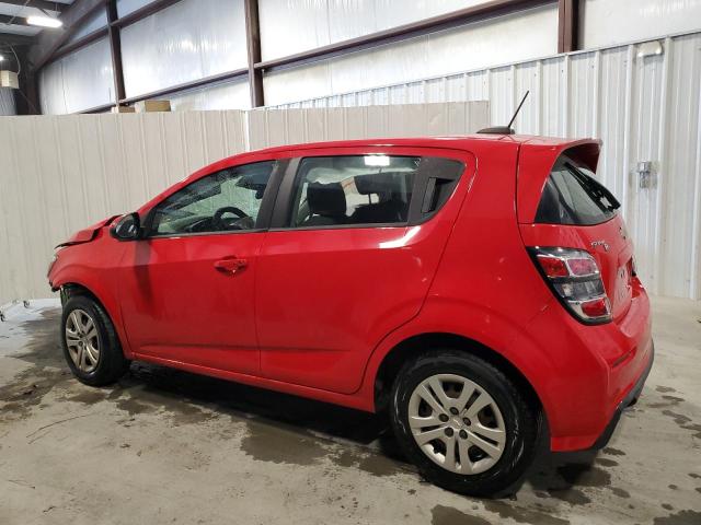 1G1JG6SB5L4124238 - 2020 CHEVROLET SONIC RED photo 2