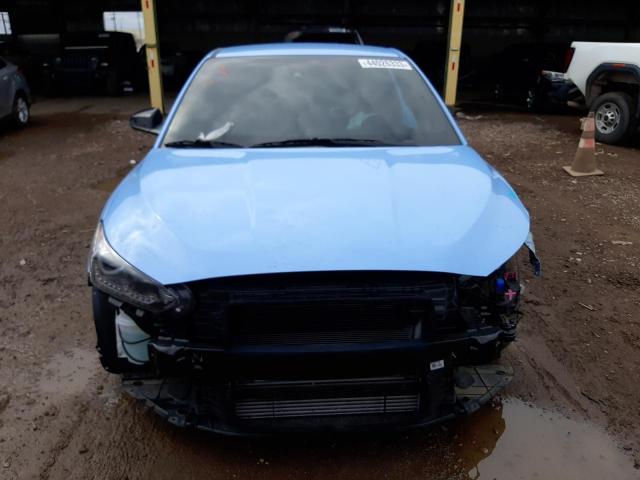 KMHT36AH4NU014880 - 2022 HYUNDAI VELOSTER N BLUE photo 5