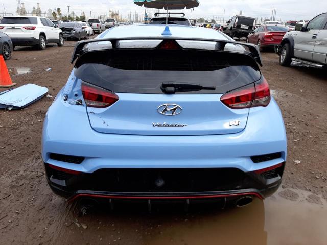 KMHT36AH4NU014880 - 2022 HYUNDAI VELOSTER N BLUE photo 6