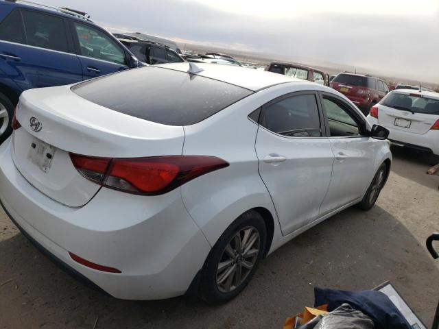 5NPDH4AE5FH592521 - 2015 HYUNDAI ELANTRA SE WHITE photo 3