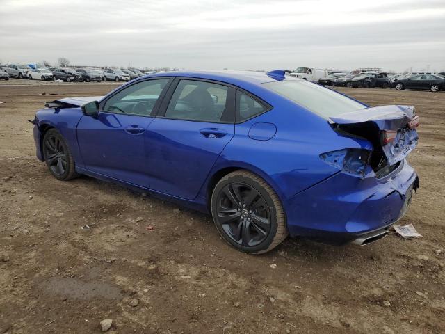 19UUB6F53MA009911 - 2021 ACURA TLX TECH A BLUE photo 2