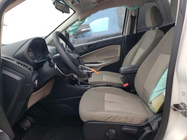 MAJ3S2FEXMC422857 - 2021 FORD ECOSPORT S WHITE photo 7