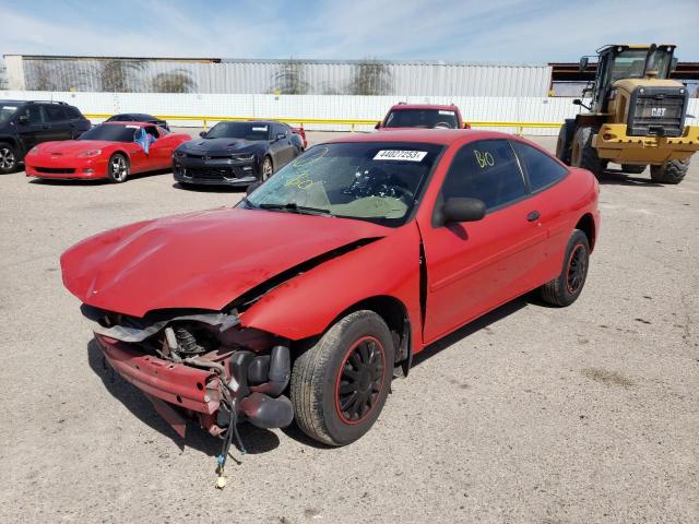 1G1JC12F047314420 - 2004 CHEVROLET CAVALIER RED photo 1