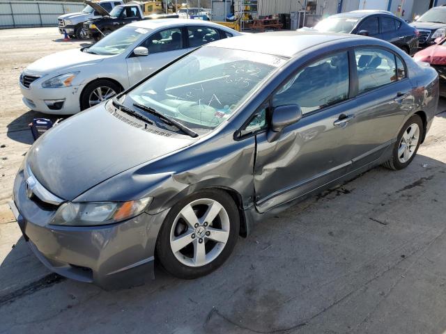 19XFA1F66BE043695 - 2011 HONDA CIVIC LX-S Մոխրագույն լուսանկար 1