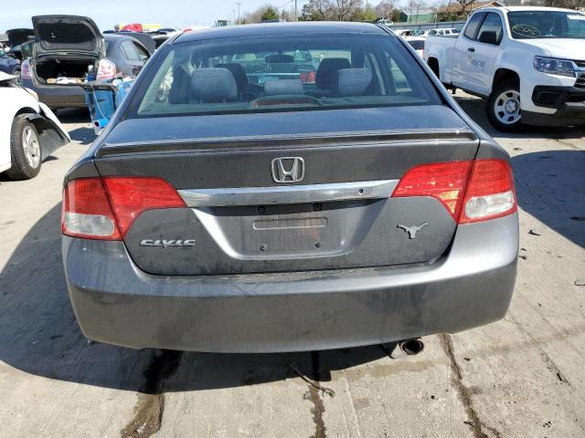 19XFA1F66BE043695 - 2011 HONDA CIVIC LX-S GRAY photo 6