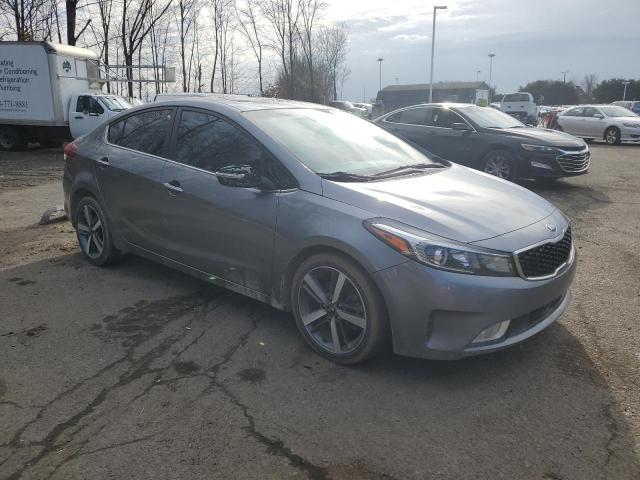 3KPFN4A88HE007160 - 2017 KIA FORTE EX GRAY photo 4