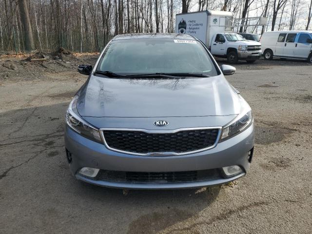 3KPFN4A88HE007160 - 2017 KIA FORTE EX GRAY photo 5