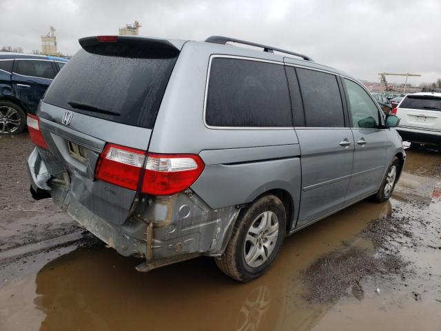 5FNRL38606B038153 - 2006 HONDA ODYSSEY EXL SILVER photo 3