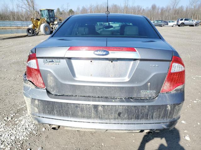 3FAHP0JG2CR444274 - 2012 FORD FUSION SEL GRAY photo 6