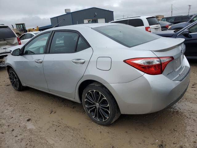 2T1BURHEXEC156089 - 2014 TOYOTA COROLLA L SILVER photo 2