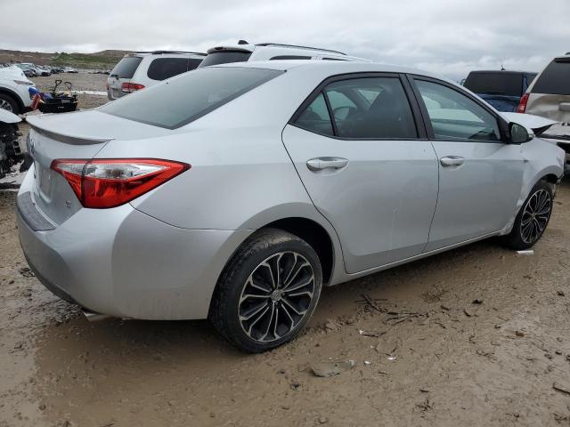 2T1BURHEXEC156089 - 2014 TOYOTA COROLLA L SILVER photo 3