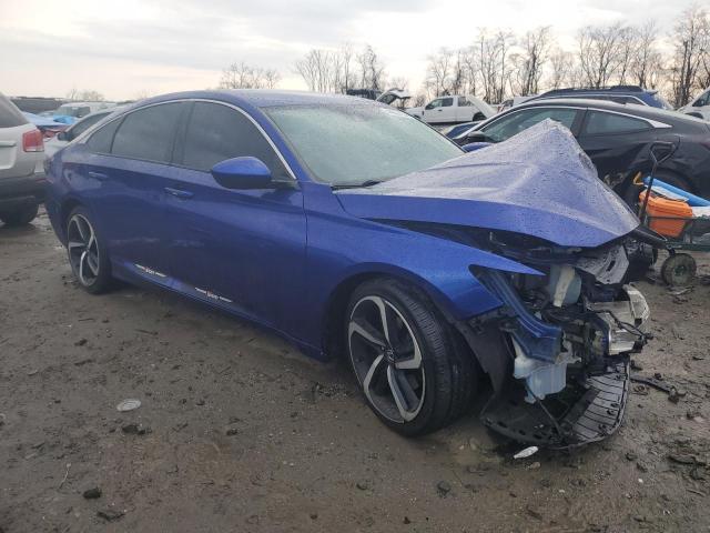 1HGCV1F33JA104307 - 2018 HONDA ACCORD SPORT BLUE photo 4