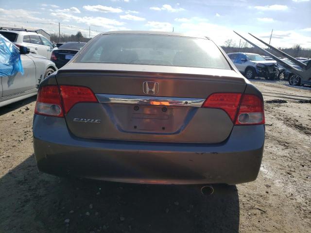 2HGFA166X9H519527 - 2009 HONDA CIVIC LX-S Մոխրագույն լուսանկար 6