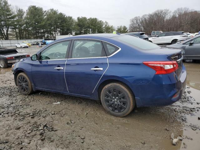 3N1AB7AP5HL641066 - 2017 NISSAN SENTRA S BLUE photo 2