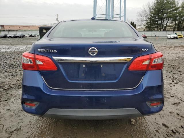 3N1AB7AP5HL641066 - 2017 NISSAN SENTRA S BLUE photo 6