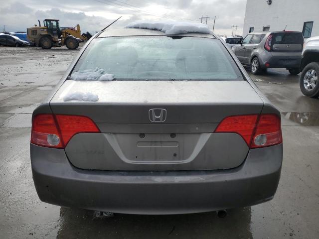 2HGFA16806H512132 - 2006 HONDA CIVIC EX GRAY photo 6