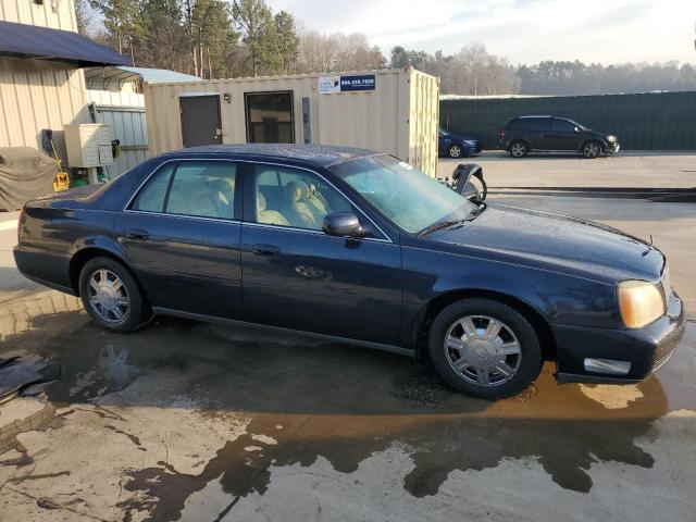 1G6KD54Y83U268417 - 2003 CADILLAC DEVILLE BLUE photo 4