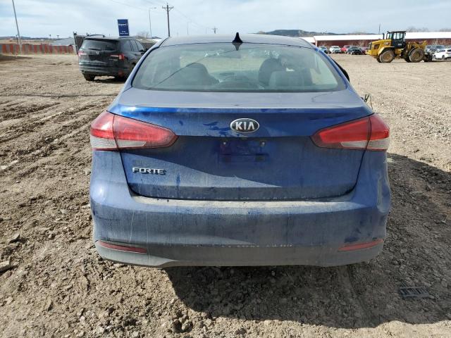 3KPFL4A79HE047051 - 2017 KIA FORTE LX BLUE photo 6