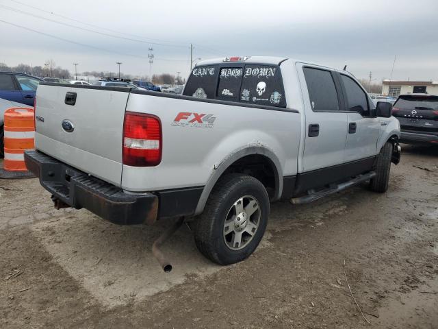 1FTPW14565KC56812 - 2005 FORD F150 SUPERCREW SILVER photo 3