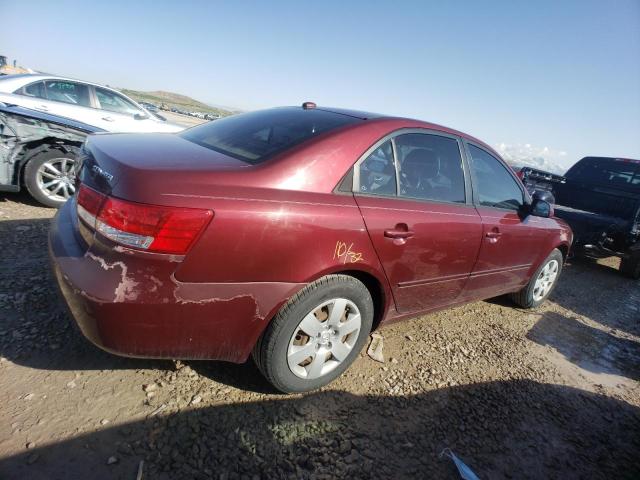 5NPET46C58H389304 - 2008 HYUNDAI SONATA GLS MAROON photo 3