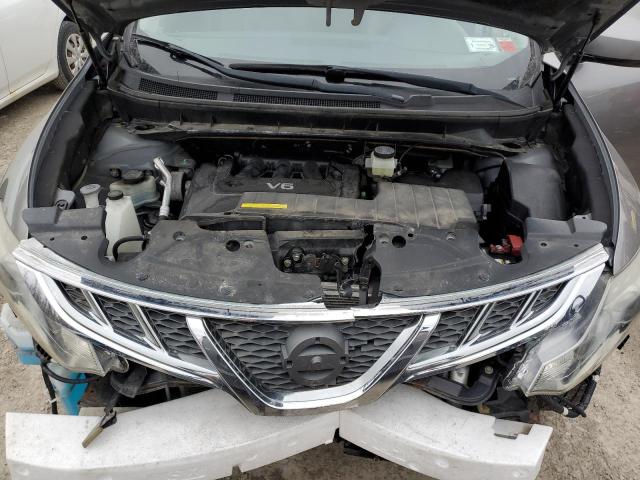 JN8AZ1MW6CW207206 - 2012 NISSAN MURANO S GRAY photo 12