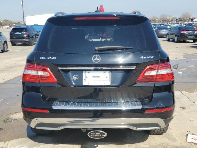 4JGDA5HB3DA172214 - 2013 MERCEDES-BENZ ML 350 4MATIC BLACK photo 6
