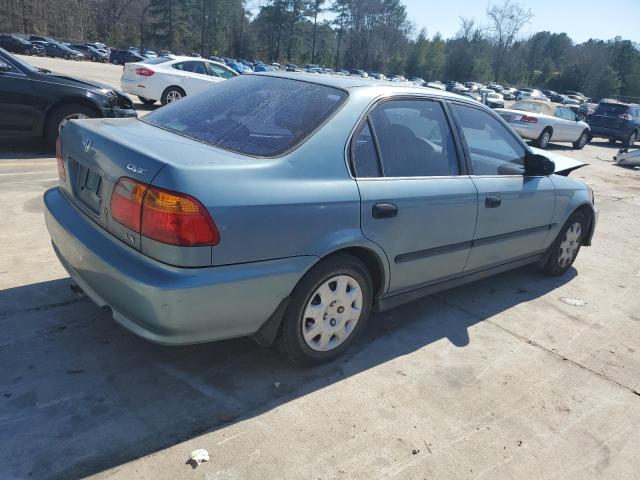 1HGEJ667XYL028989 - 2000 HONDA CIVIC LX SILVER photo 3