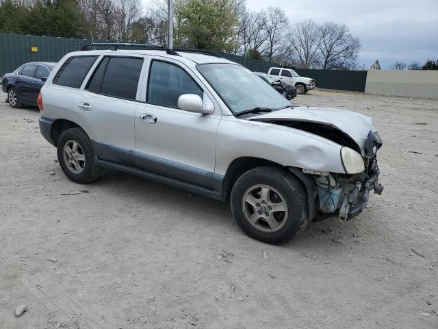 KM8SC13D04U847373 - 2004 HYUNDAI SANTA FE GLS SILVER photo 4