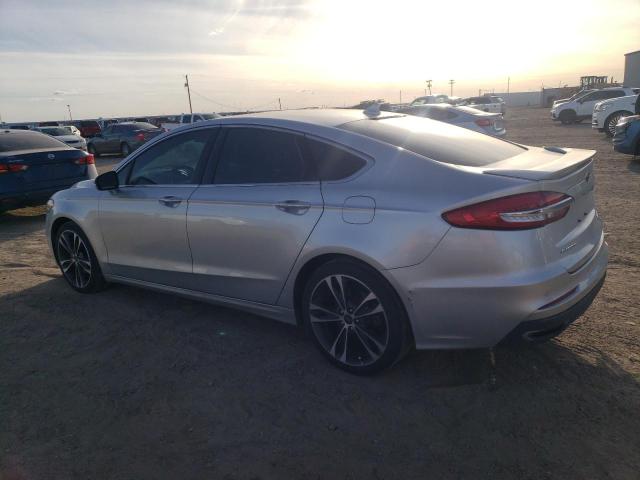 3FA6P0K98KR144714 - 2019 FORD FUSION TITANIUM SILVER photo 2