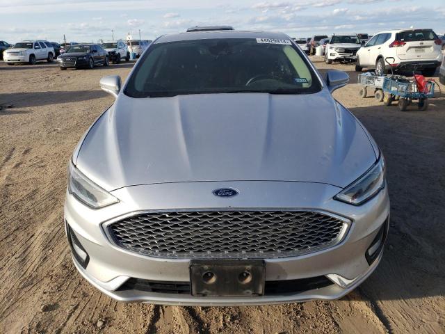 3FA6P0K98KR144714 - 2019 FORD FUSION TITANIUM SILVER photo 5