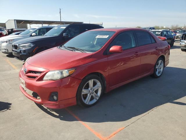 2T1BU4EE5DC971466 - 2013 TOYOTA COROLLA BASE MAROON photo 1