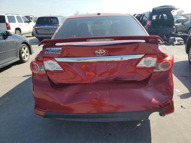 2T1BU4EE5DC971466 - 2013 TOYOTA COROLLA BASE MAROON photo 6