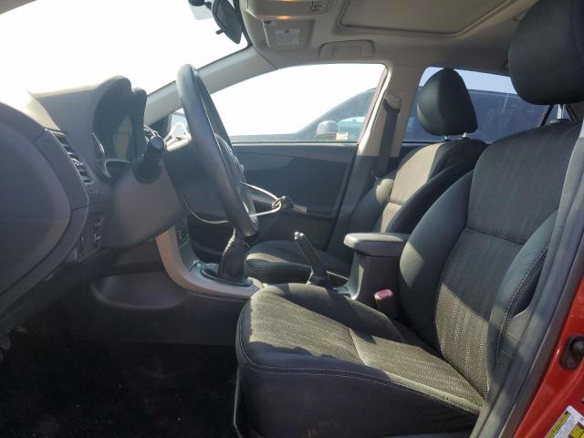 2T1BU4EE5DC971466 - 2013 TOYOTA COROLLA BASE MAROON photo 7