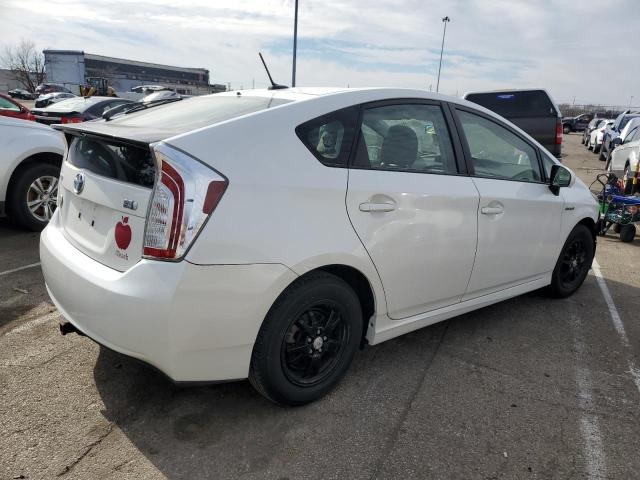 JTDKN3DU7C5434786 - 2012 TOYOTA PRIUS WHITE photo 3