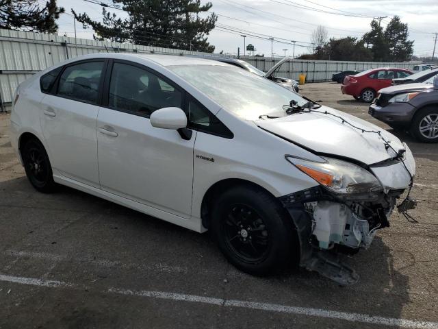 JTDKN3DU7C5434786 - 2012 TOYOTA PRIUS WHITE photo 4