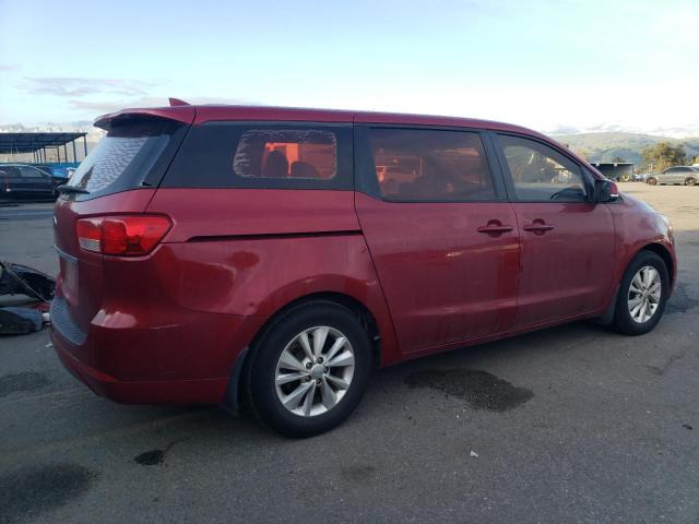 KNDMA5C1XG6112120 - 2016 KIA SEDONA L MAROON photo 3