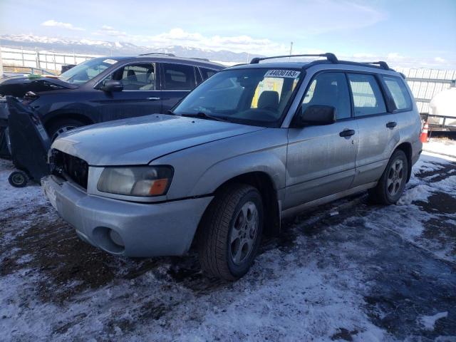 JF1SG65694H745430 - 2004 SUBARU FORESTER 2.5XS SILVER photo 1