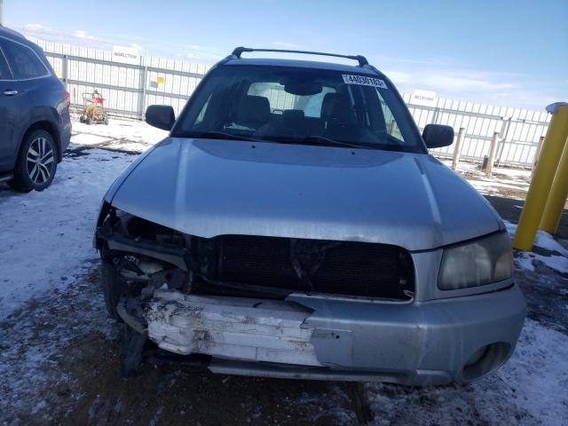 JF1SG65694H745430 - 2004 SUBARU FORESTER 2.5XS 银色 照片 5