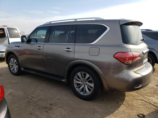 JN8AZ2NE1F9083229 - 2015 INFINITI QX80 BROWN photo 2