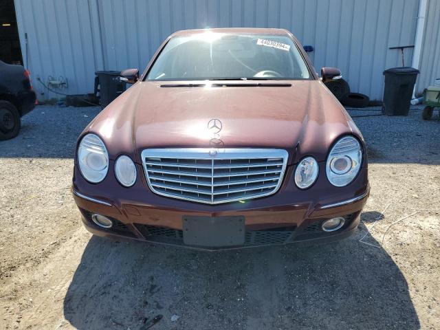 WDBUF87X17X222483 - 2007 MERCEDES-BENZ E 350 4MATIC BURGUNDY photo 5