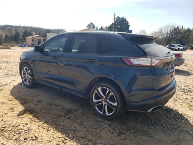 2FMPK4AP3GBC63048 - 2016 FORD EDGE SPORT BLUE photo 2