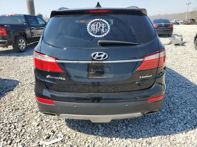 KM8SR4HF3EU081666 - 2014 HYUNDAI SANTA FE GLS BLACK photo 6